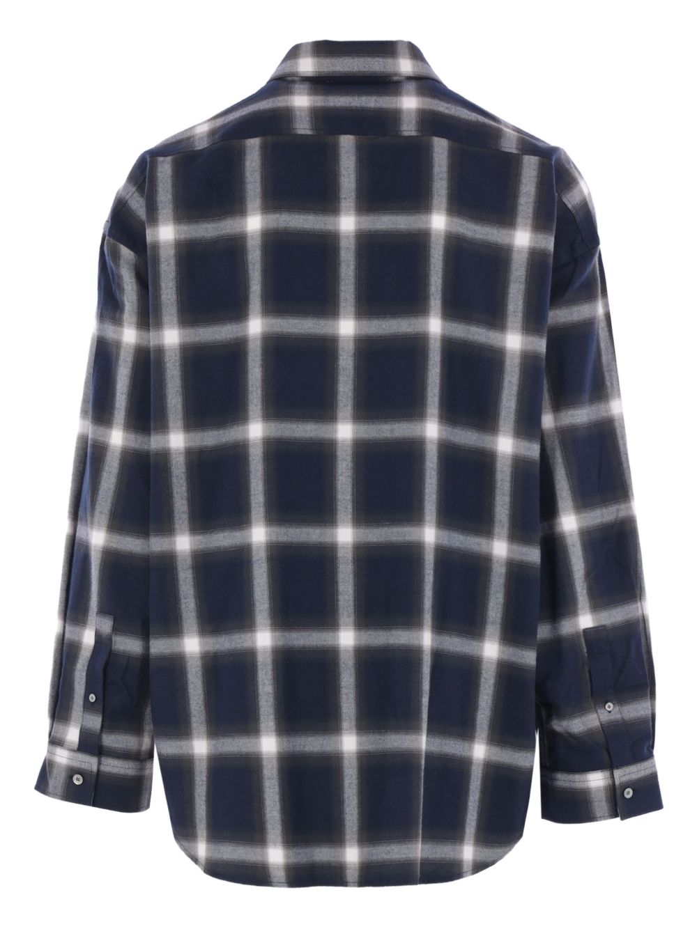ACNE STUDIOS Button-Up Checkered Design Shirt - Relaxed Fit, Size 46