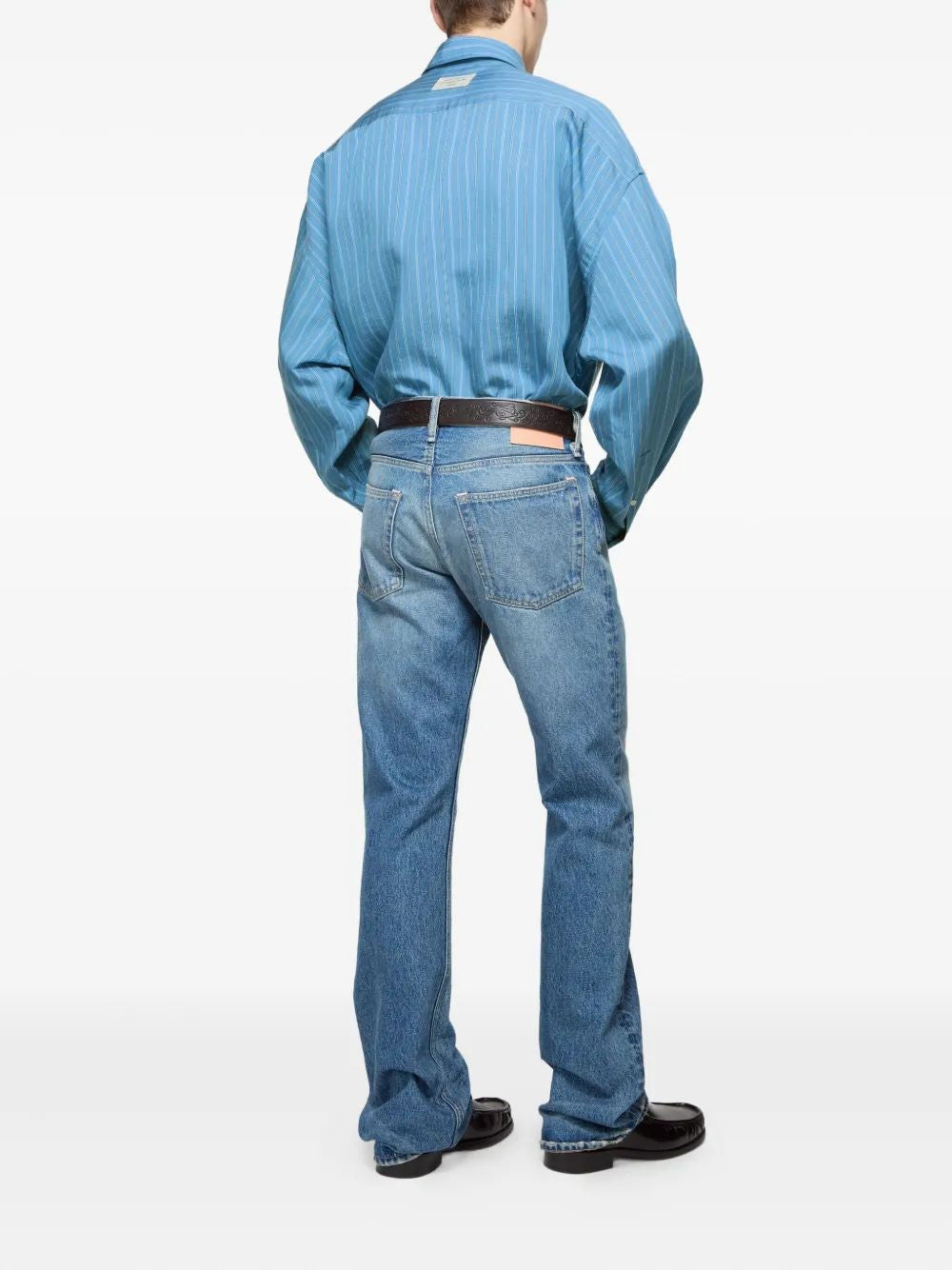 ACNE STUDIOS Soffia Round Shirting Blend Shirt - FW25