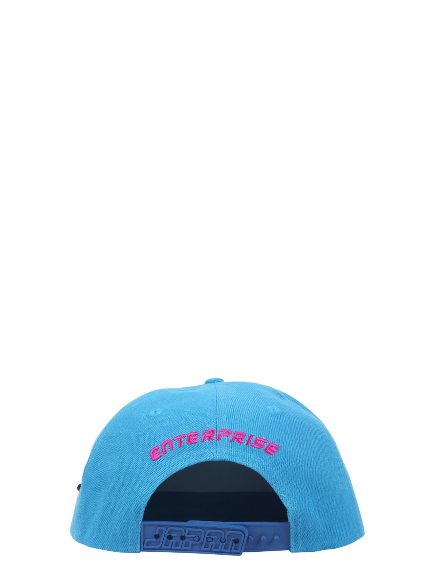 ENTERPRISE JAPAN Stylish Snapback Hat with Contrasting Flat Visor