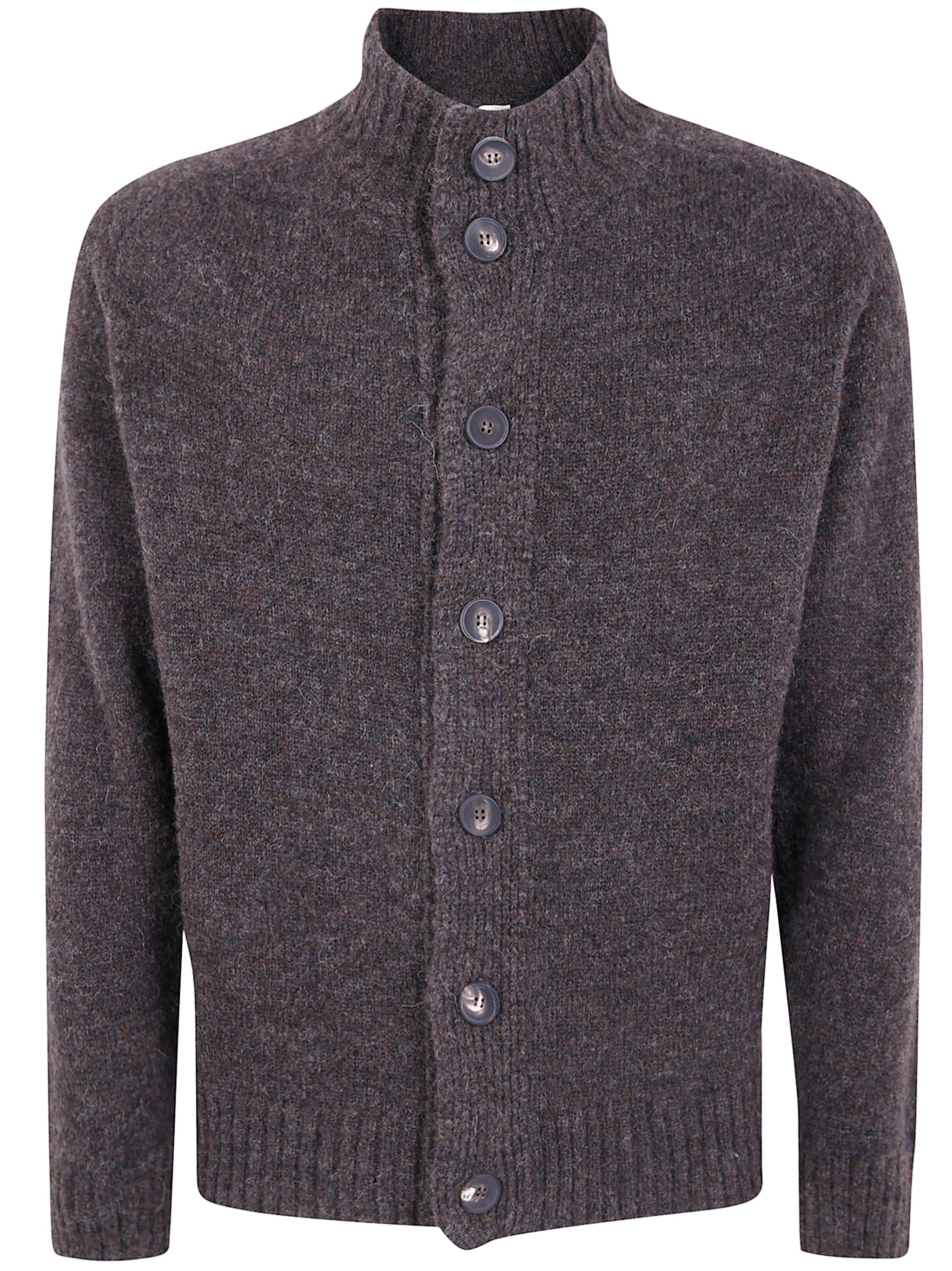FILIPPO DE LAURENTIIS Raglan Sleeves Buttoned Cardigan