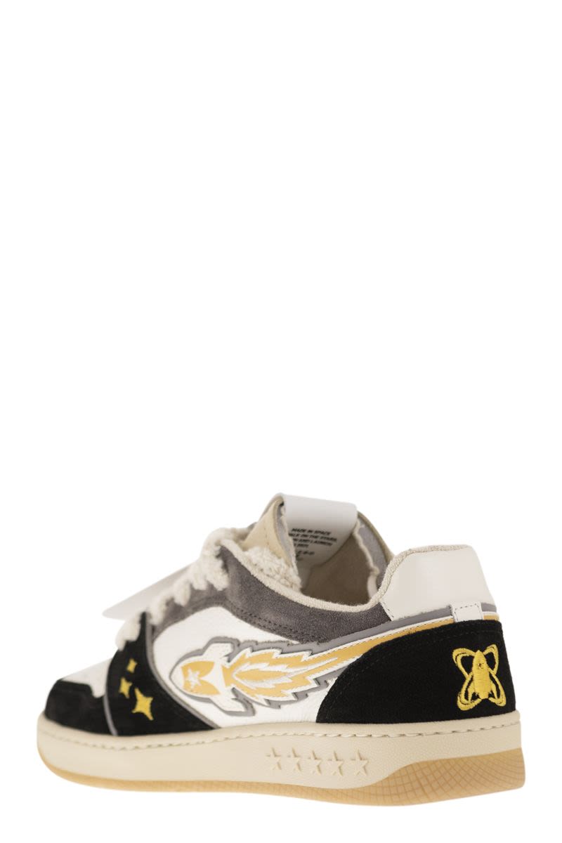 JAPAN ENTERPRISE Urban-Inspired EJ Rocket Sneakers - Men's 3.5 cm Sole Height