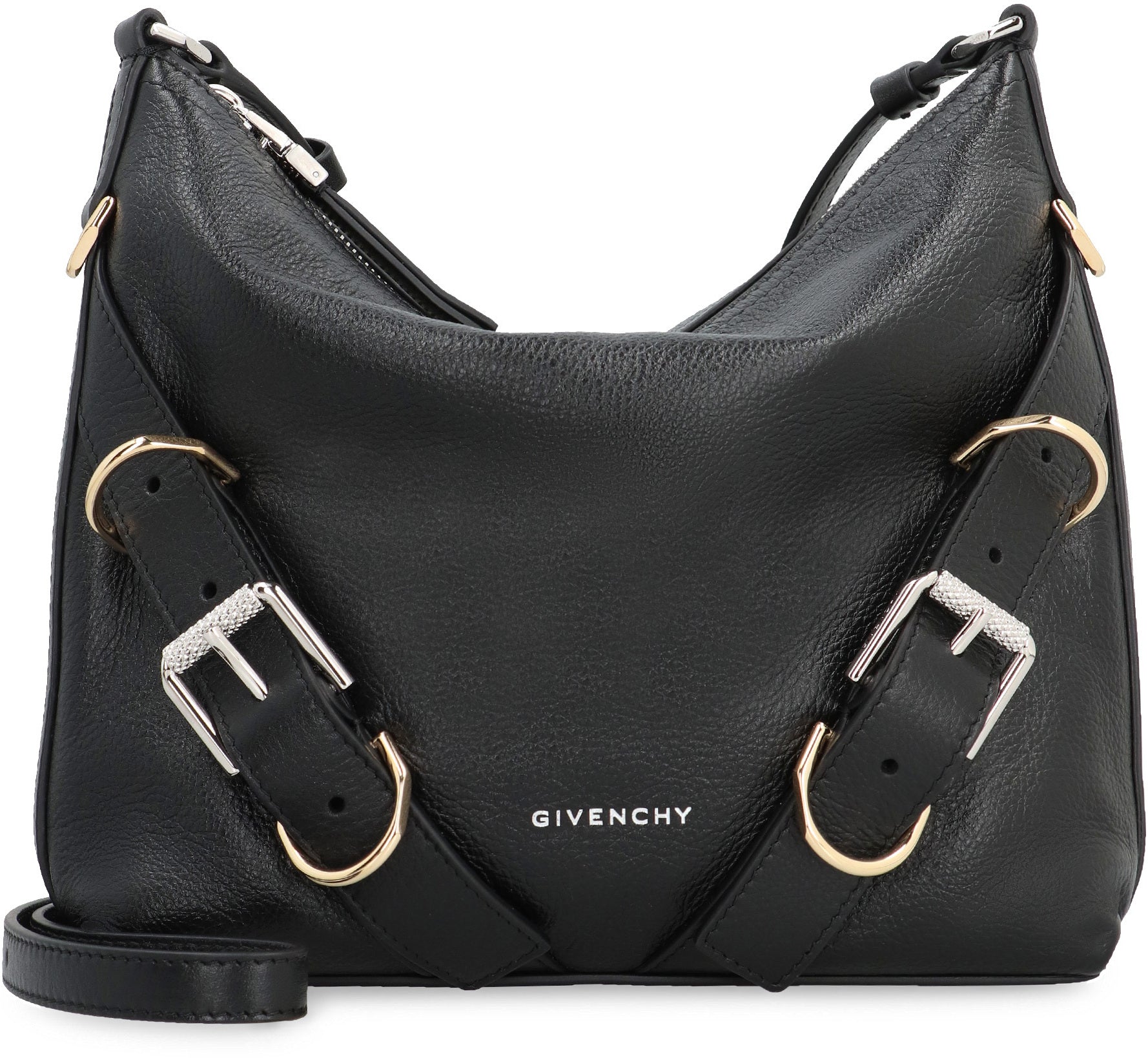 GIVENCHY Mini Voyou S Handbag with Silver Logo Zip