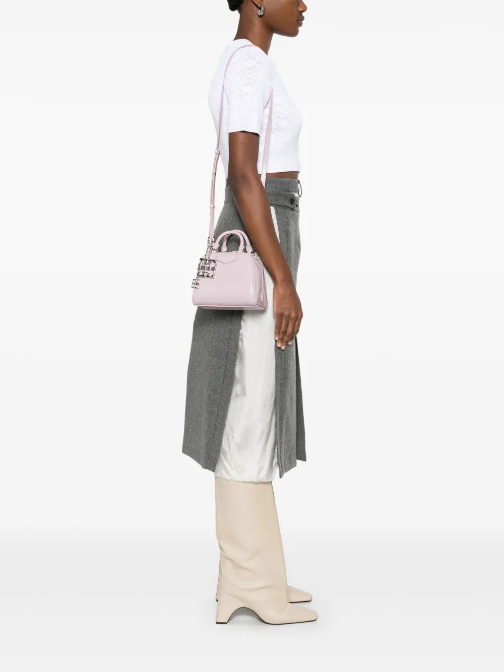 GIVENCHY Mini Antigona Cube Nano Leather Handbag