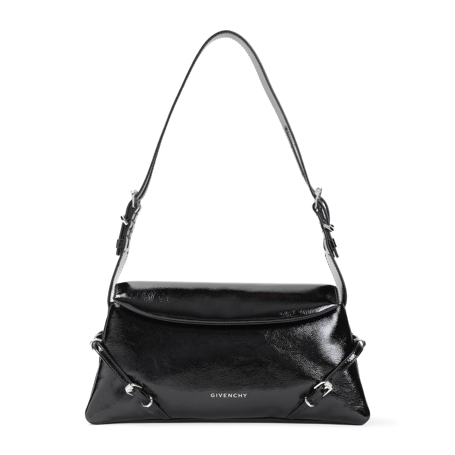 GIVENCHY Mini Leather Patent Shoulder Handbag