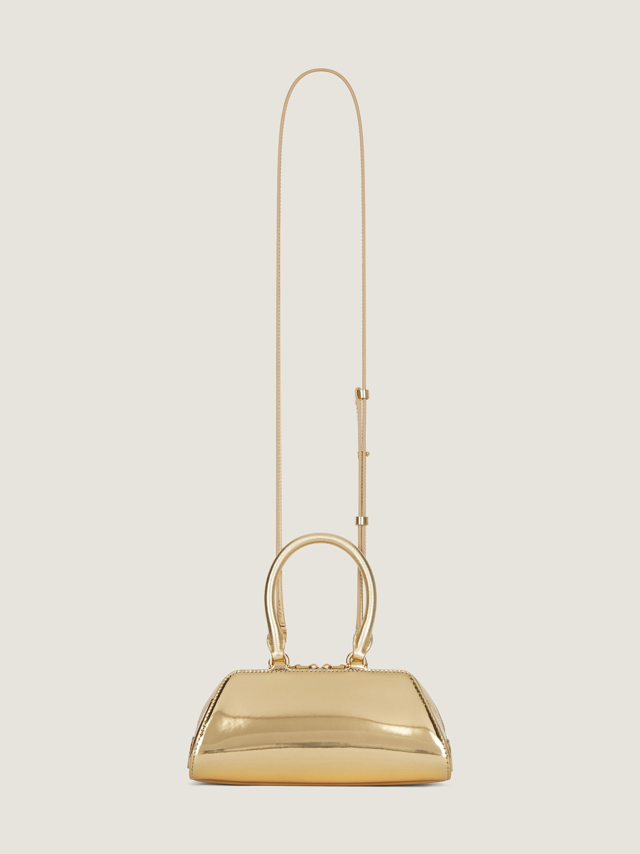 GIVENCHY Mini Metallic Leather Handbag