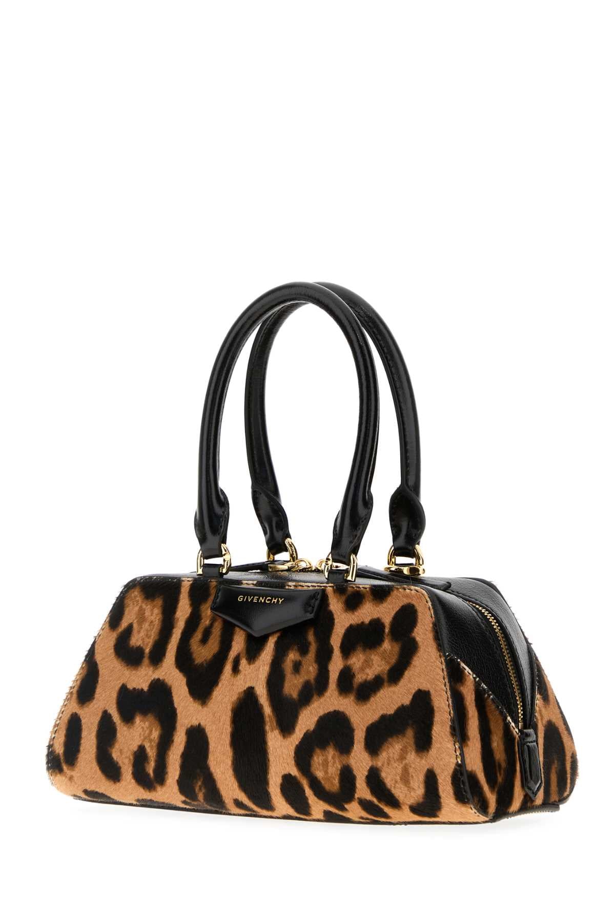 GIVENCHY Mini East-West Handbag in Leopard Print