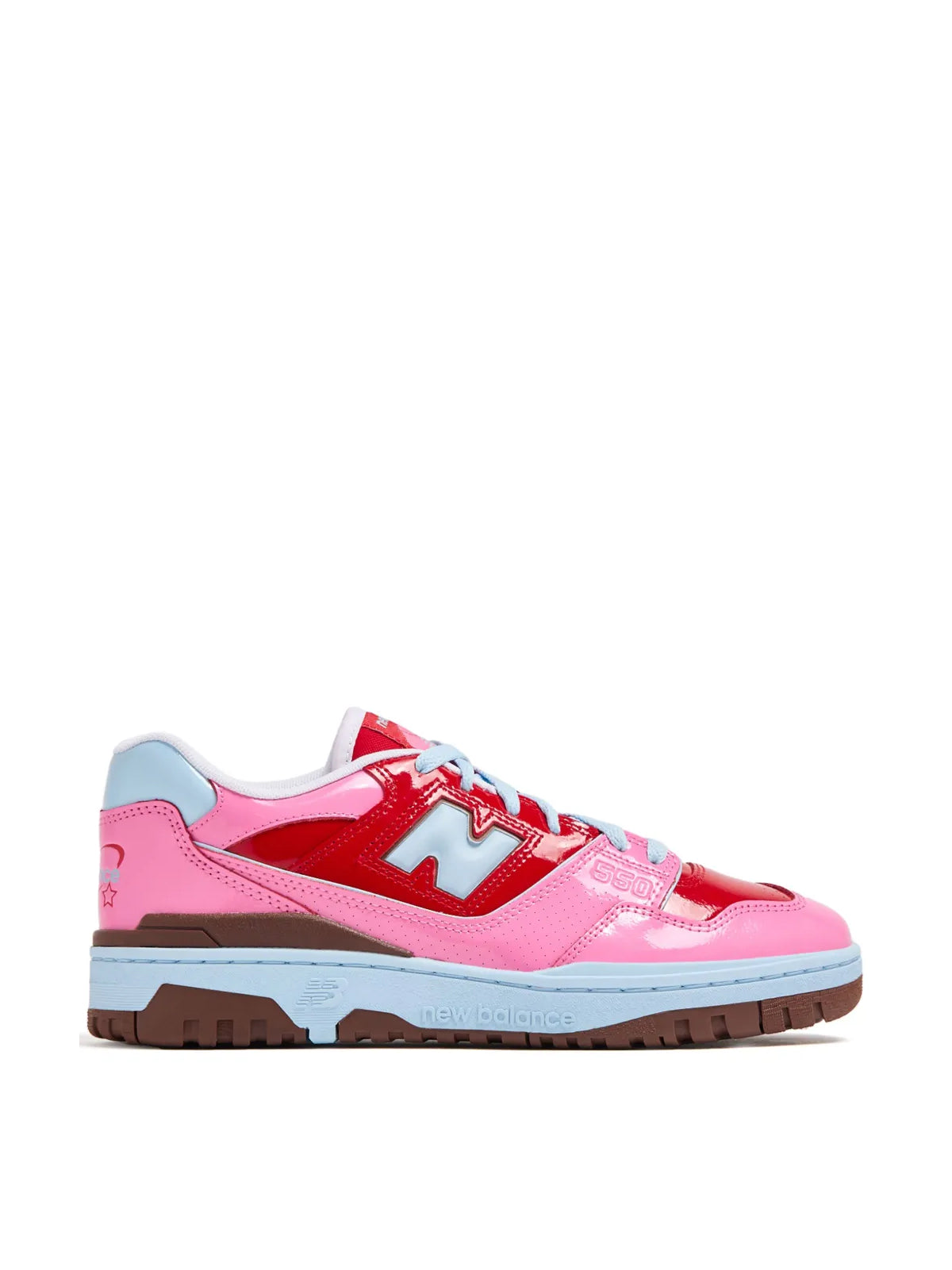 NEW BALANCE 550 Y2K Patent Leather Sneakers for Men