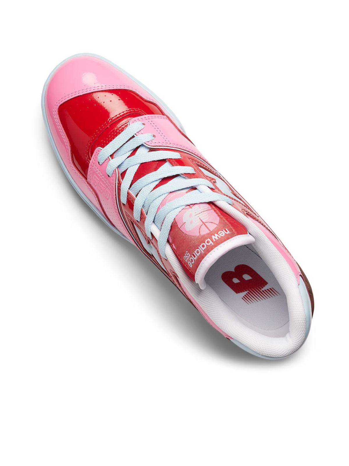 NEW BALANCE 550 Y2K Patent Leather Sneakers for Men