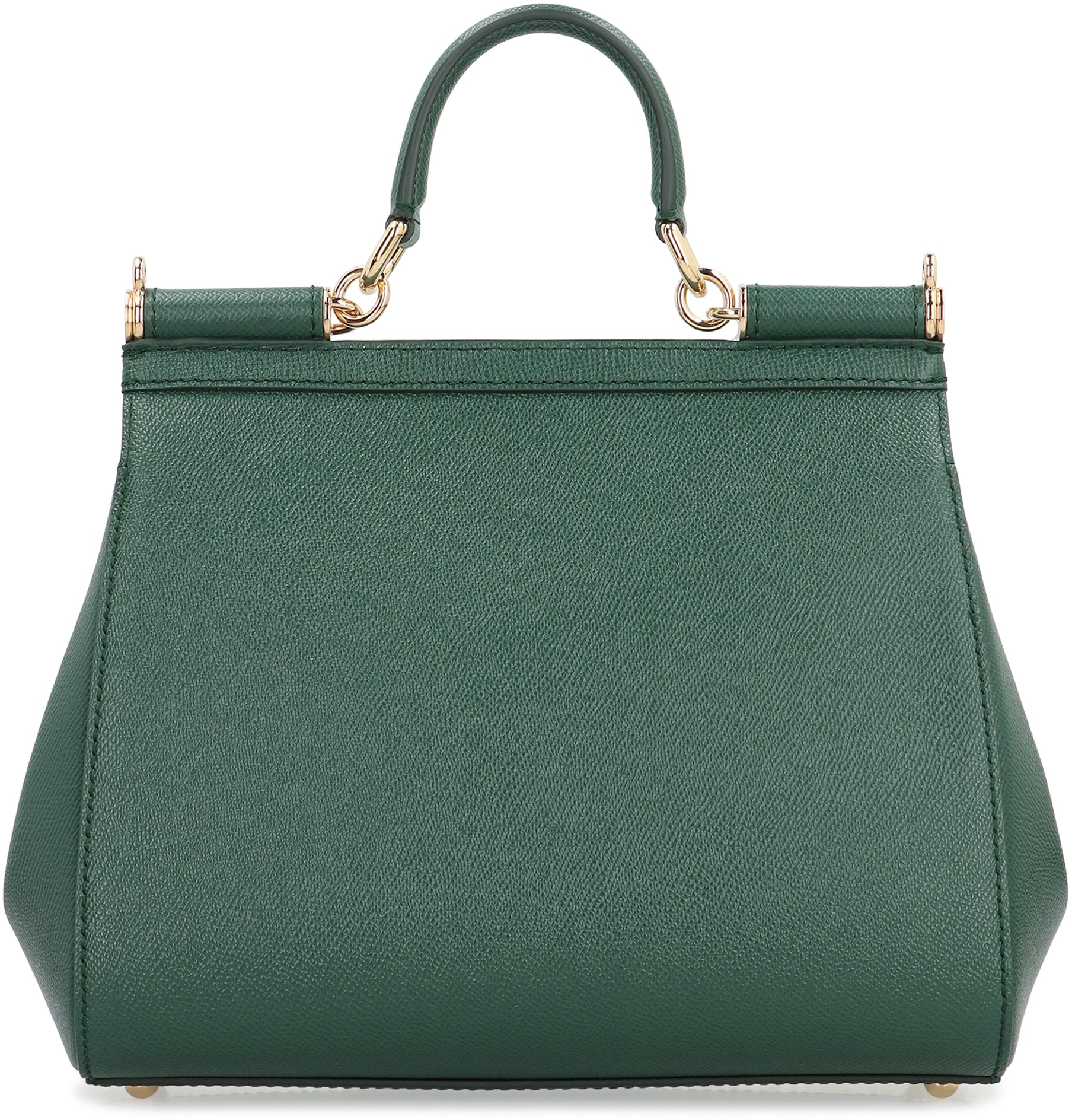 DOLCE & GABBANA Big Leather Handbag - Expansive Elegance