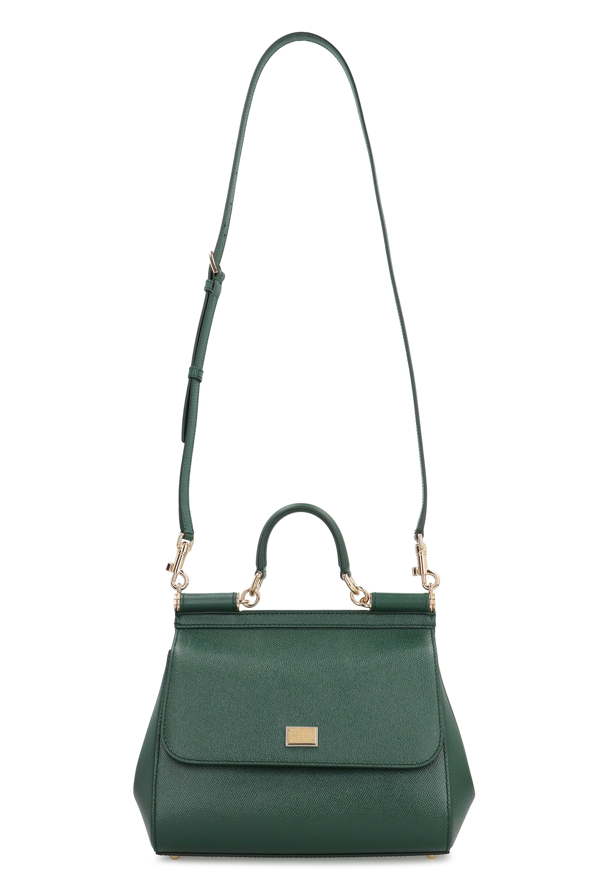 DOLCE & GABBANA Big Leather Handbag - Expansive Elegance