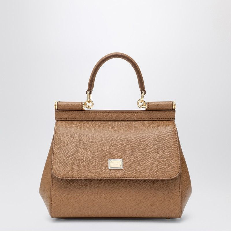 DOLCE & GABBANA Sicily Medium Leather Handbag