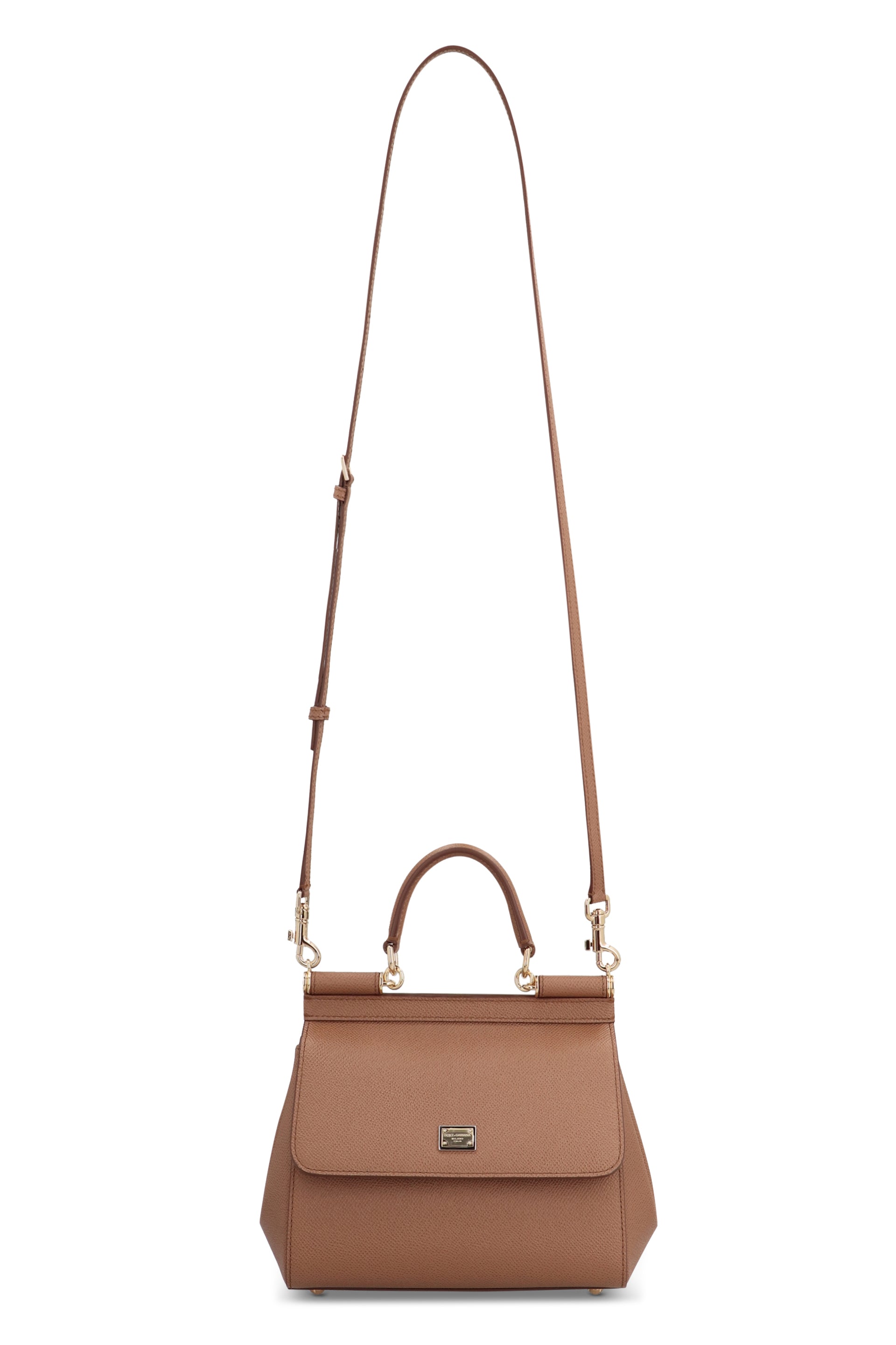 DOLCE & GABBANA Sicily Medium Leather Handbag