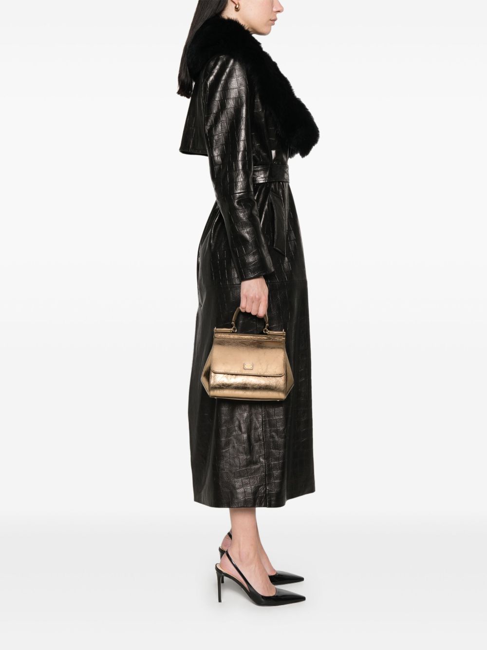 DOLCE & GABBANA Sicily Mini Handbag - Exquisite Leather Craftsmanship