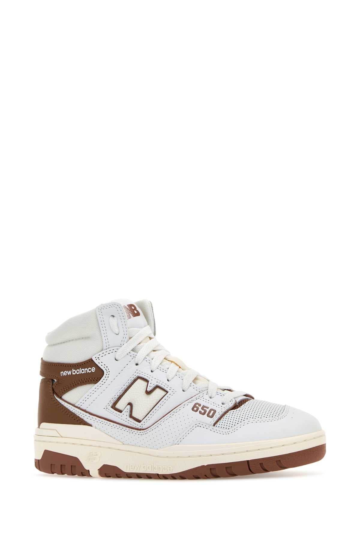NEW BALANCE Two-Tone Leather 650 Sneaker for Men