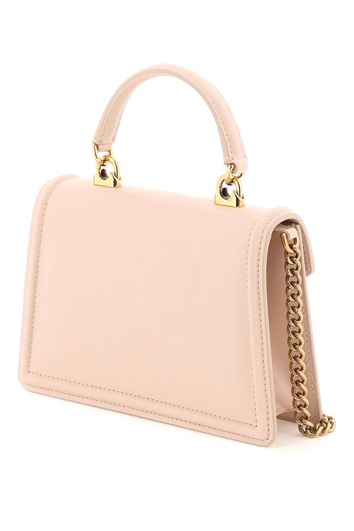 DOLCE & GABBANA Mini Top Handle Leather Handbag