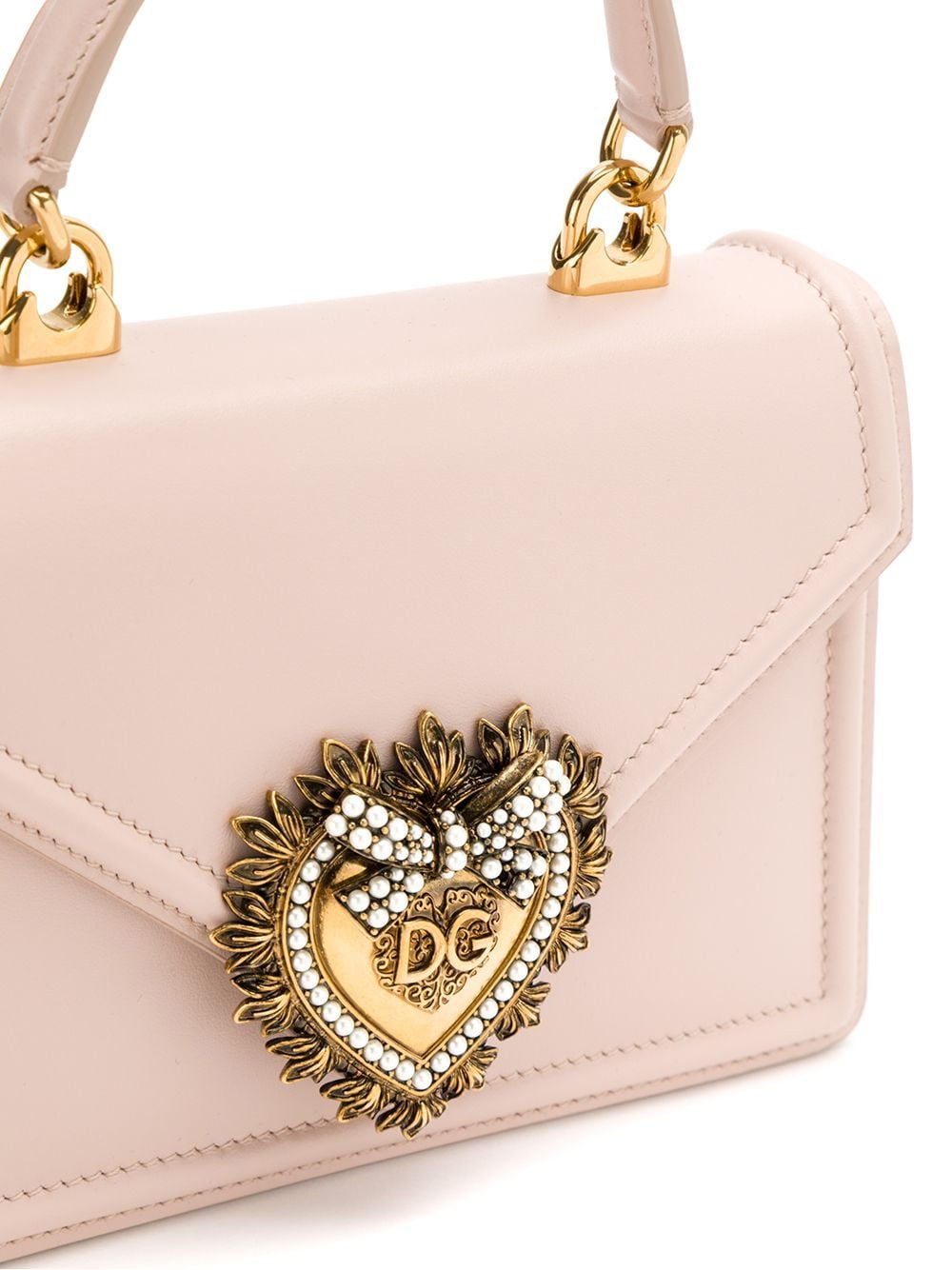 DOLCE & GABBANA Mini Leather Devotion Handbag