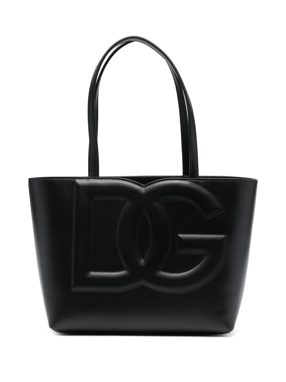 DOLCE & GABBANA Mini Shopping Handbag with DG Logo