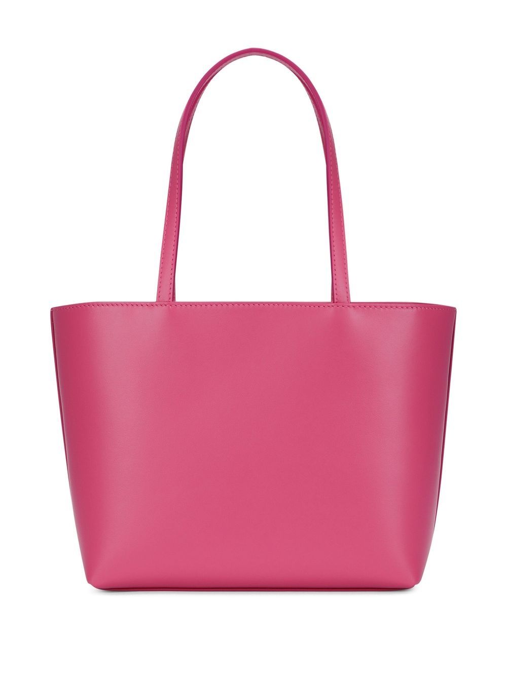 DOLCE & GABBANA Mini Logo Embossed Shopping Handbag