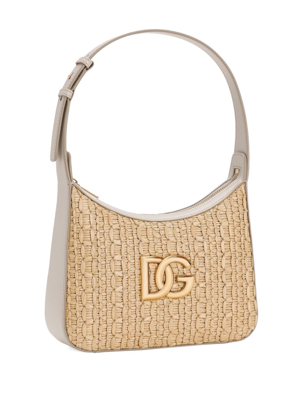 DOLCE & GABBANA Mini Rafia Crochet Shoulder Handbag