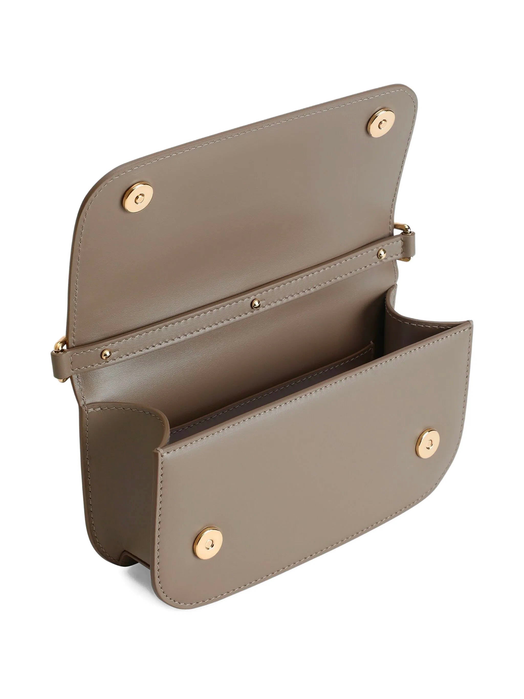 DOLCE & GABBANA Mini Calfskin Shoulder Handbag