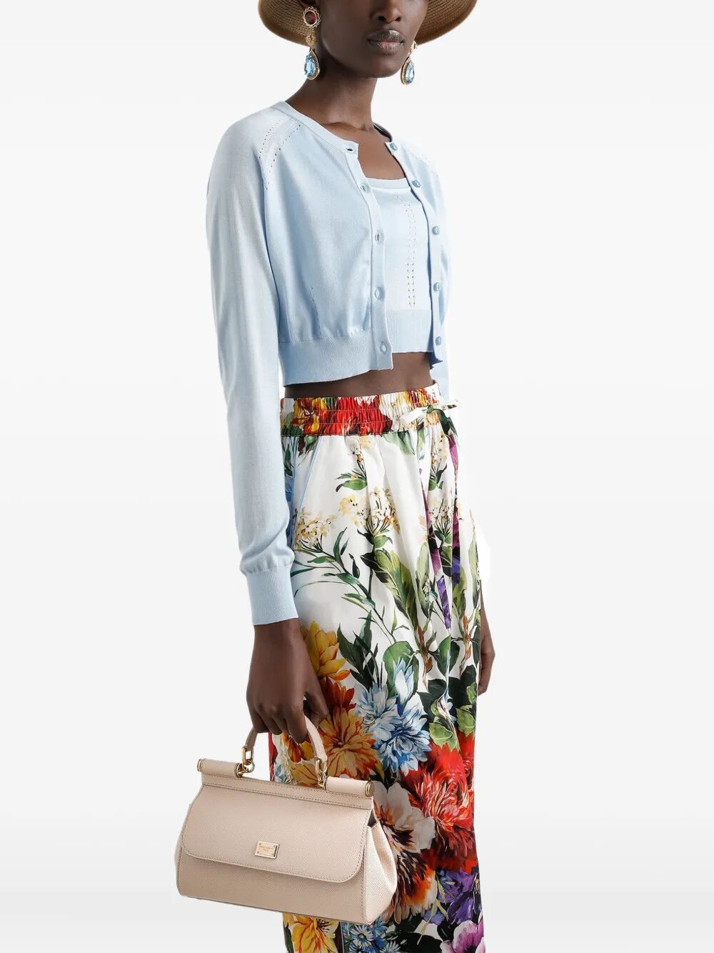 DOLCE & GABBANA Elegant Leather Handbag - FW25 Collection