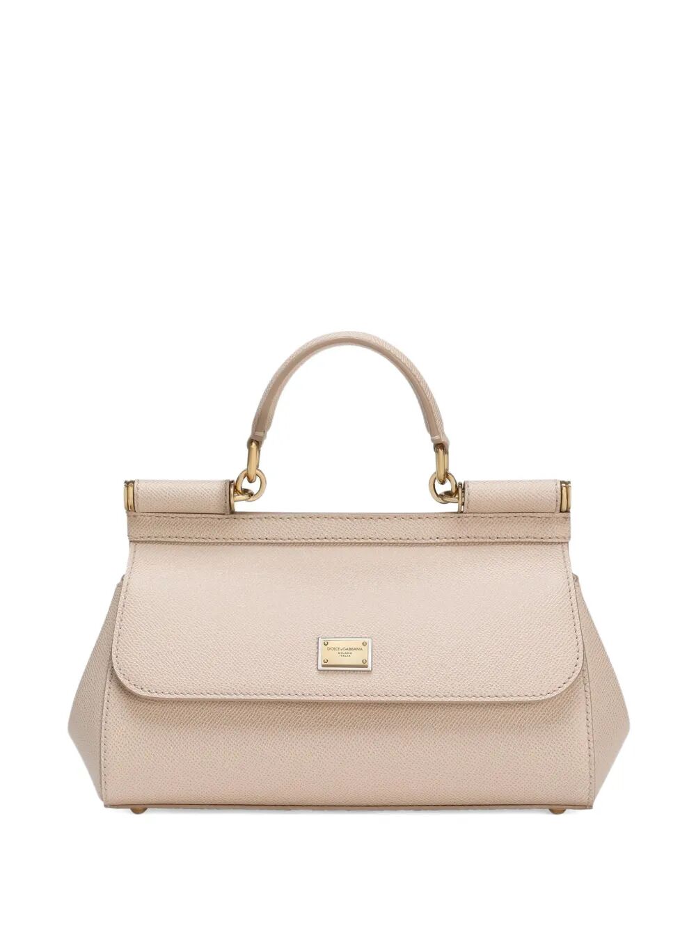 DOLCE & GABBANA Sicily Elongated Leather Handbag