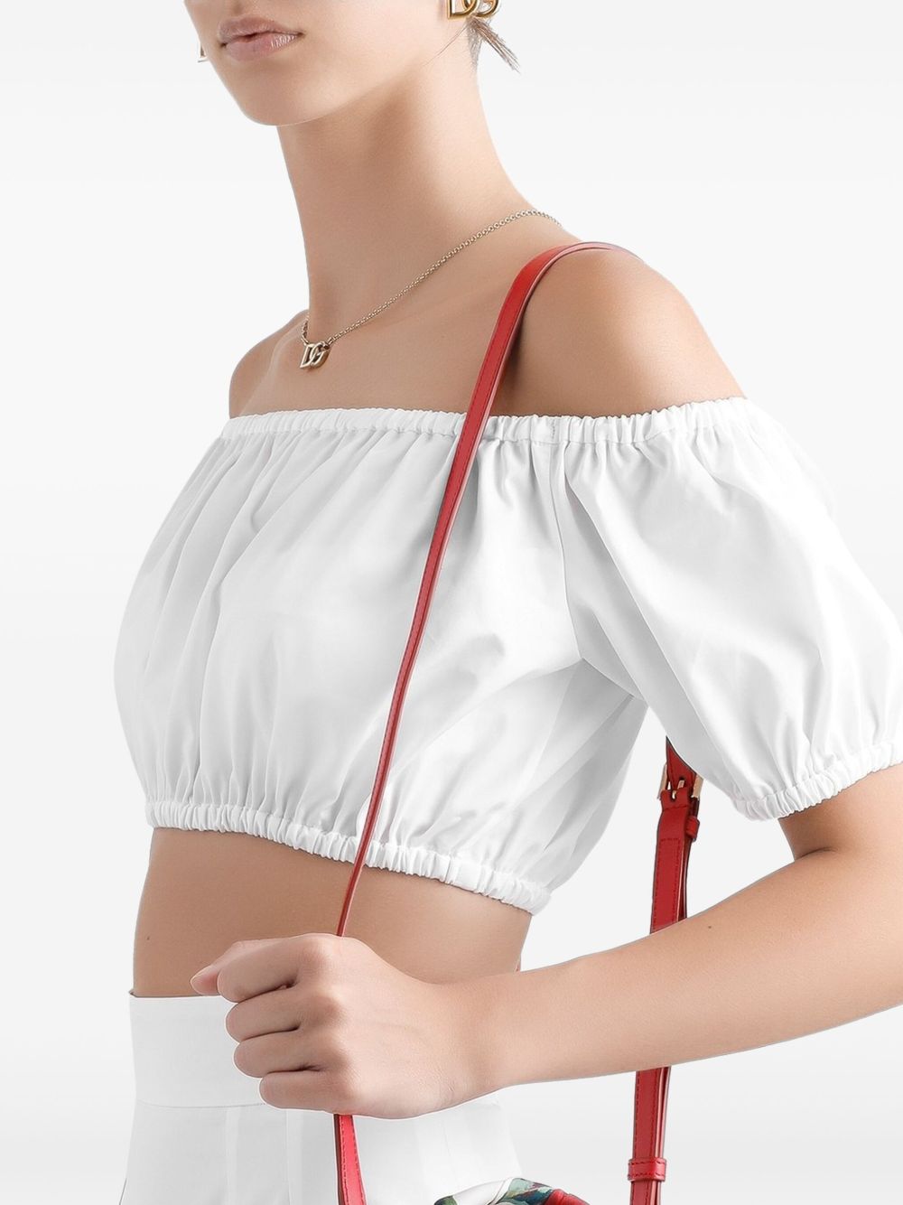 DOLCE & GABBANA Raffia Cotton Handbag