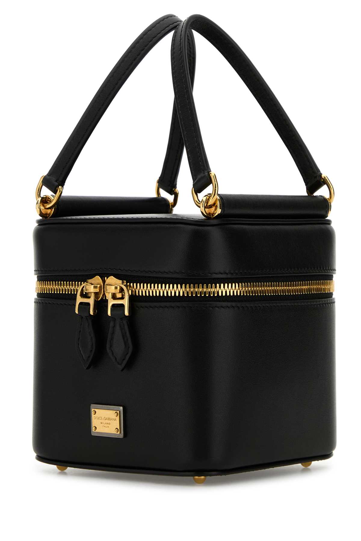 DOLCE & GABBANA Mini Leather Sicily Cube Handbag