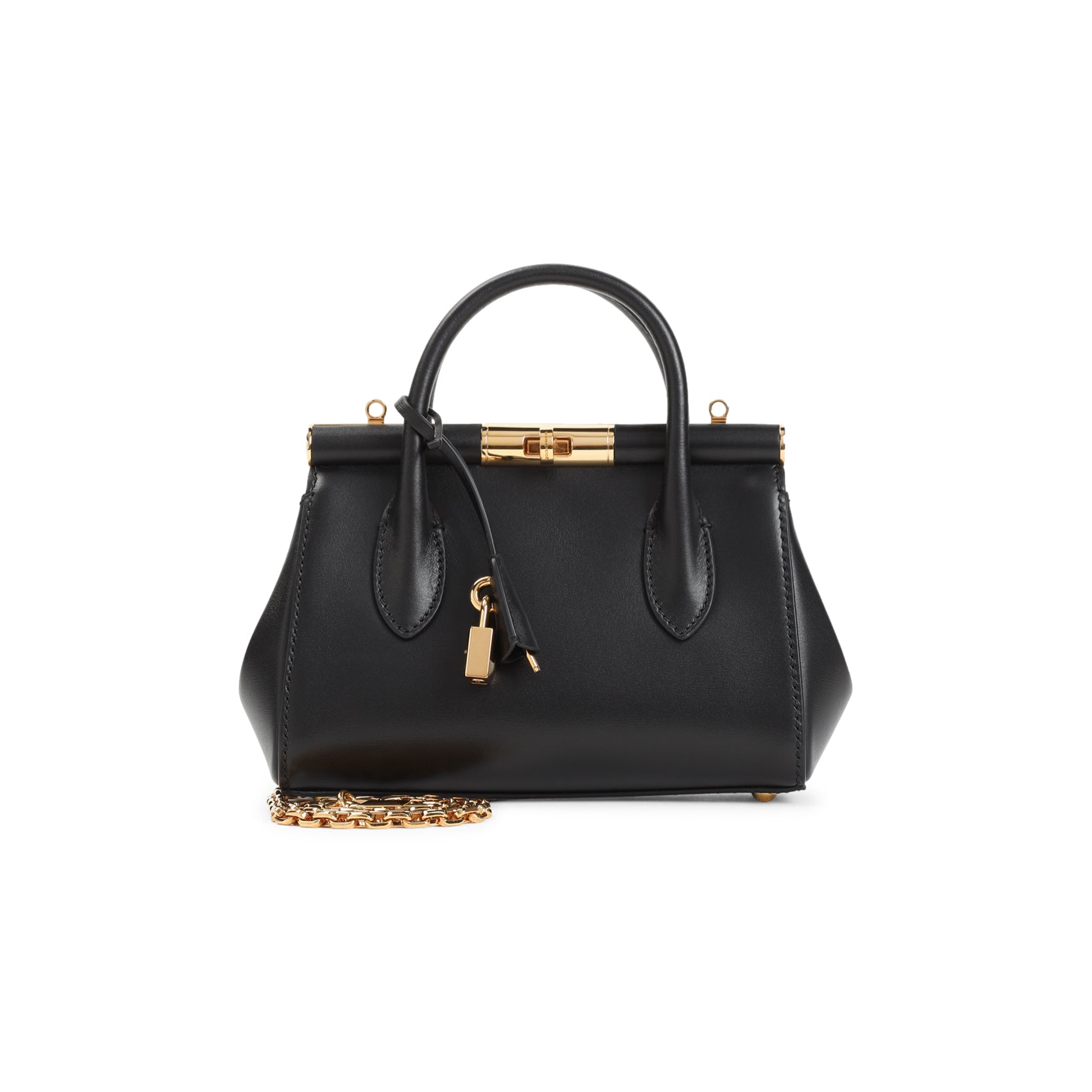 DOLCE & GABBANA Elegant Leather Marlene Handbag