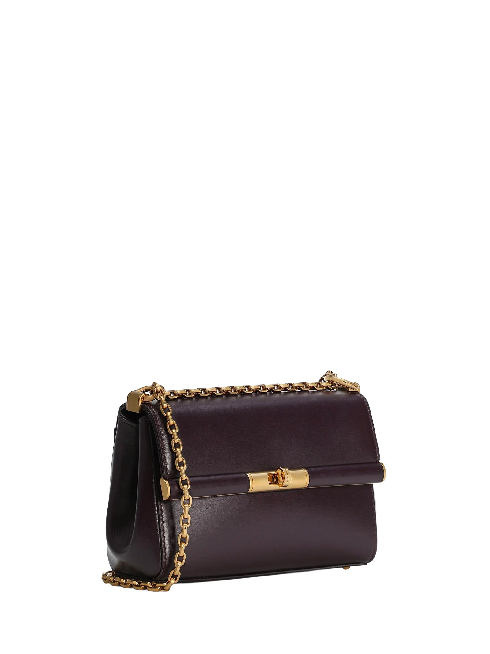 DOLCE & GABBANA Mini Marlene Grained Calfskin Shoulder Handbag