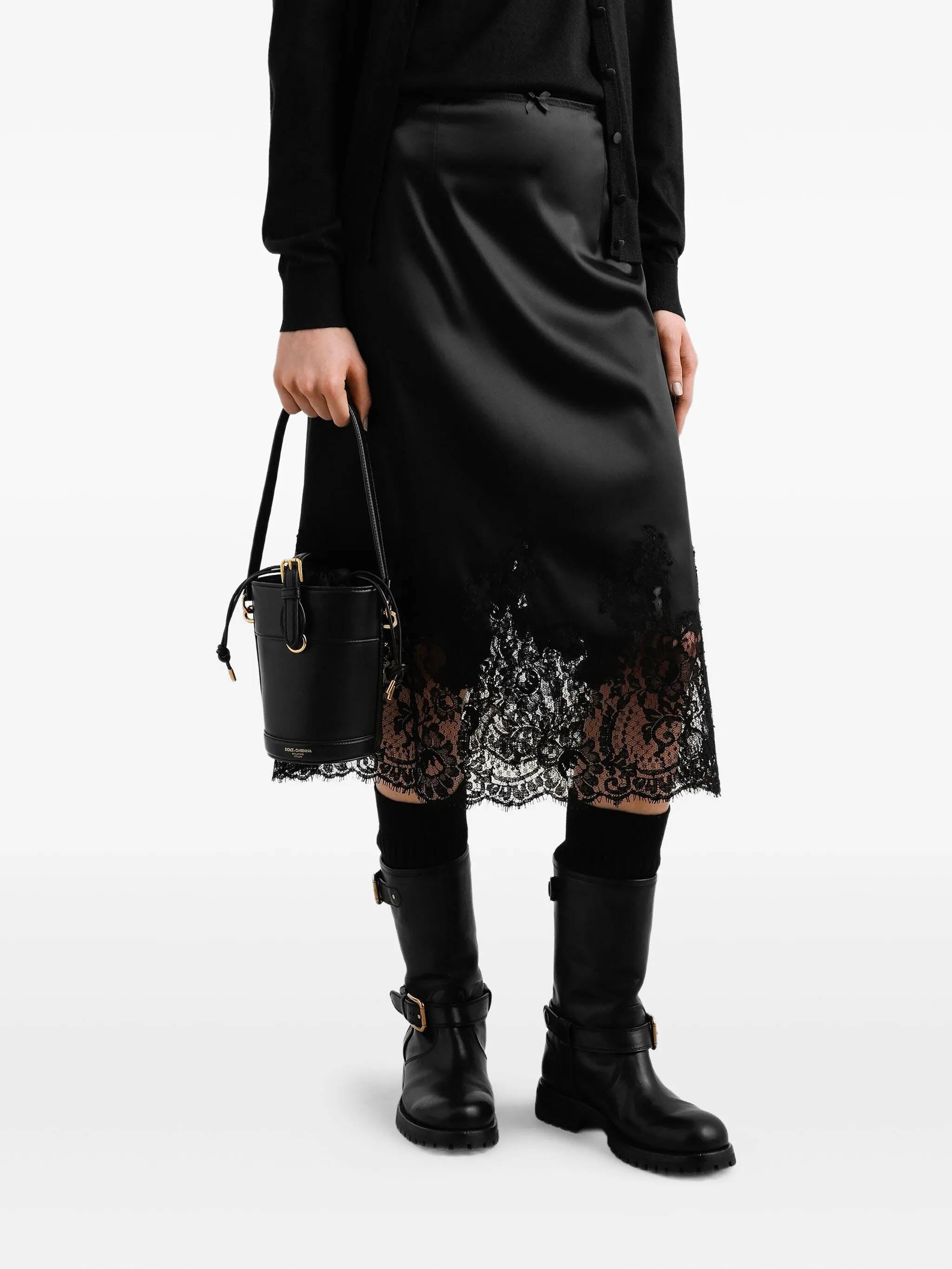 DOLCE & GABBANA Capri Bucket Handbag - Mini Size