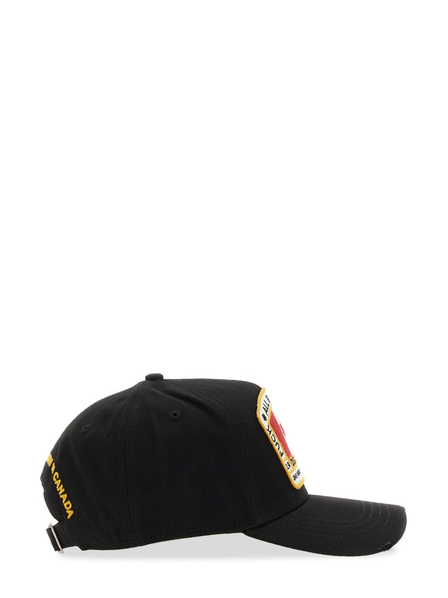 DSQUARED2 Cotton Baseball Cap for Men - FW25 Collection