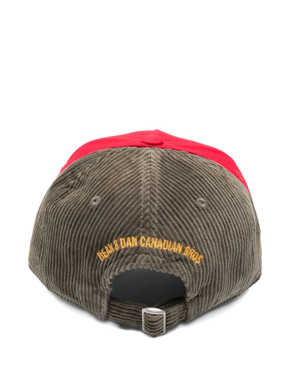 DSQUARED2 Logo Baseball Cap with Corduroy Detail