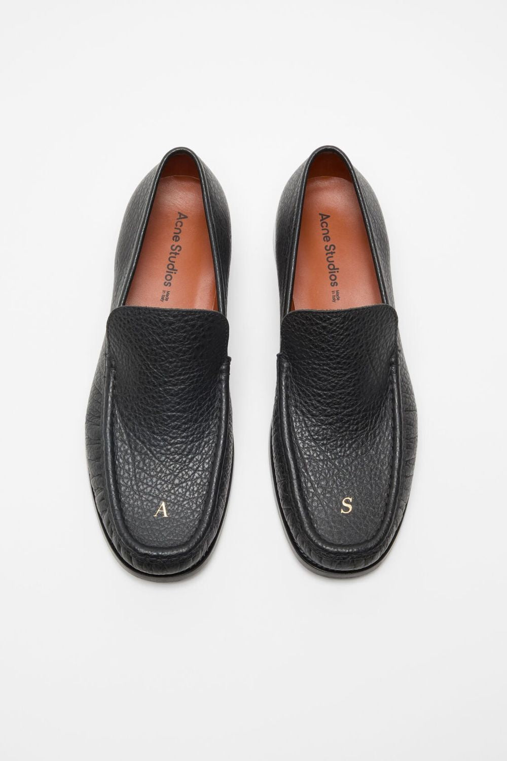 ACNE STUDIOS Light Grainy Moccasins for Men