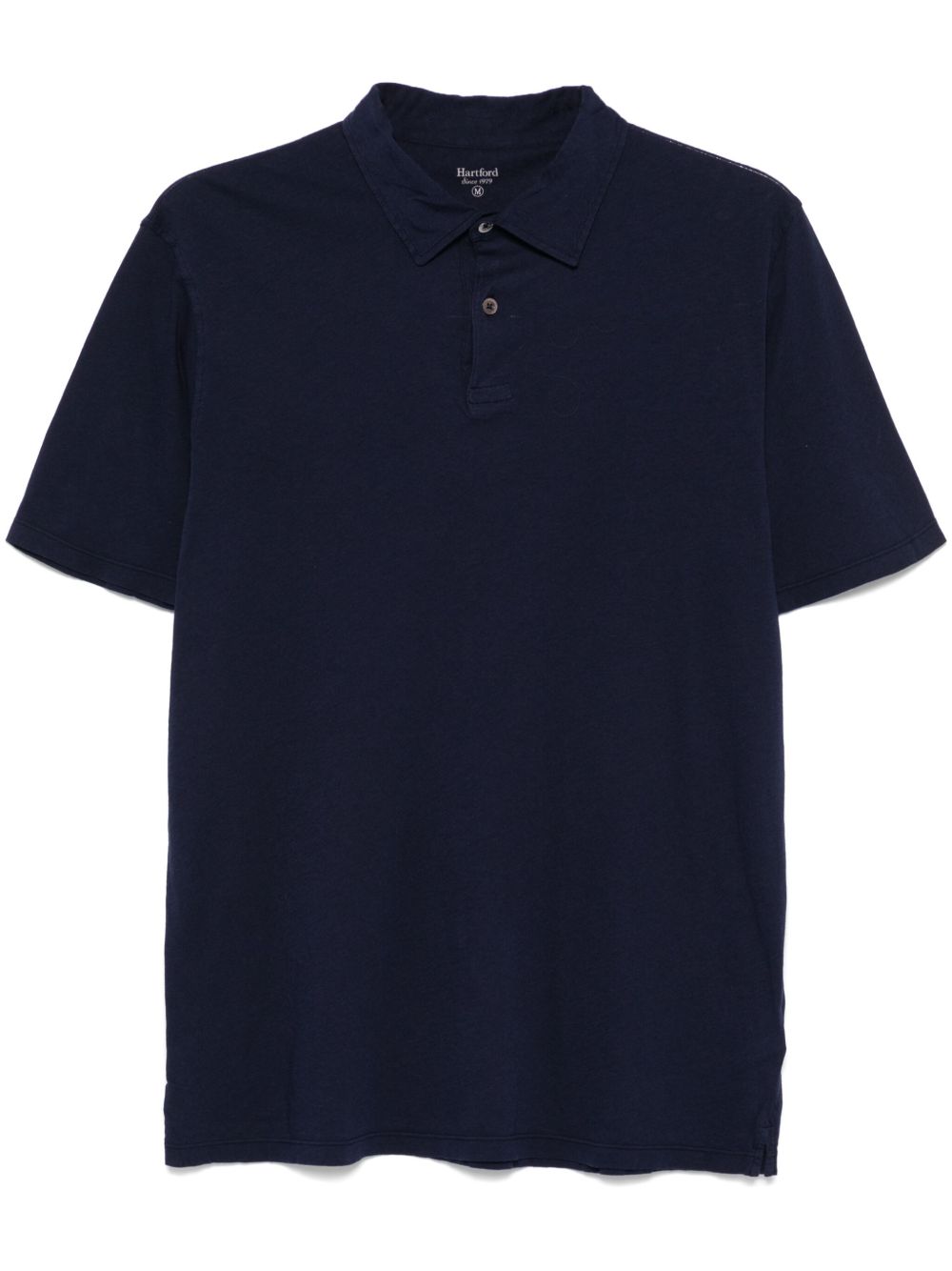 HARTFORD Cotton Polo Shirt with Short Side Slits