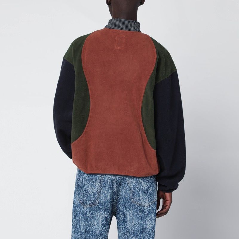 BRAIN DEAD Colorblock Fleece Jacket for Men