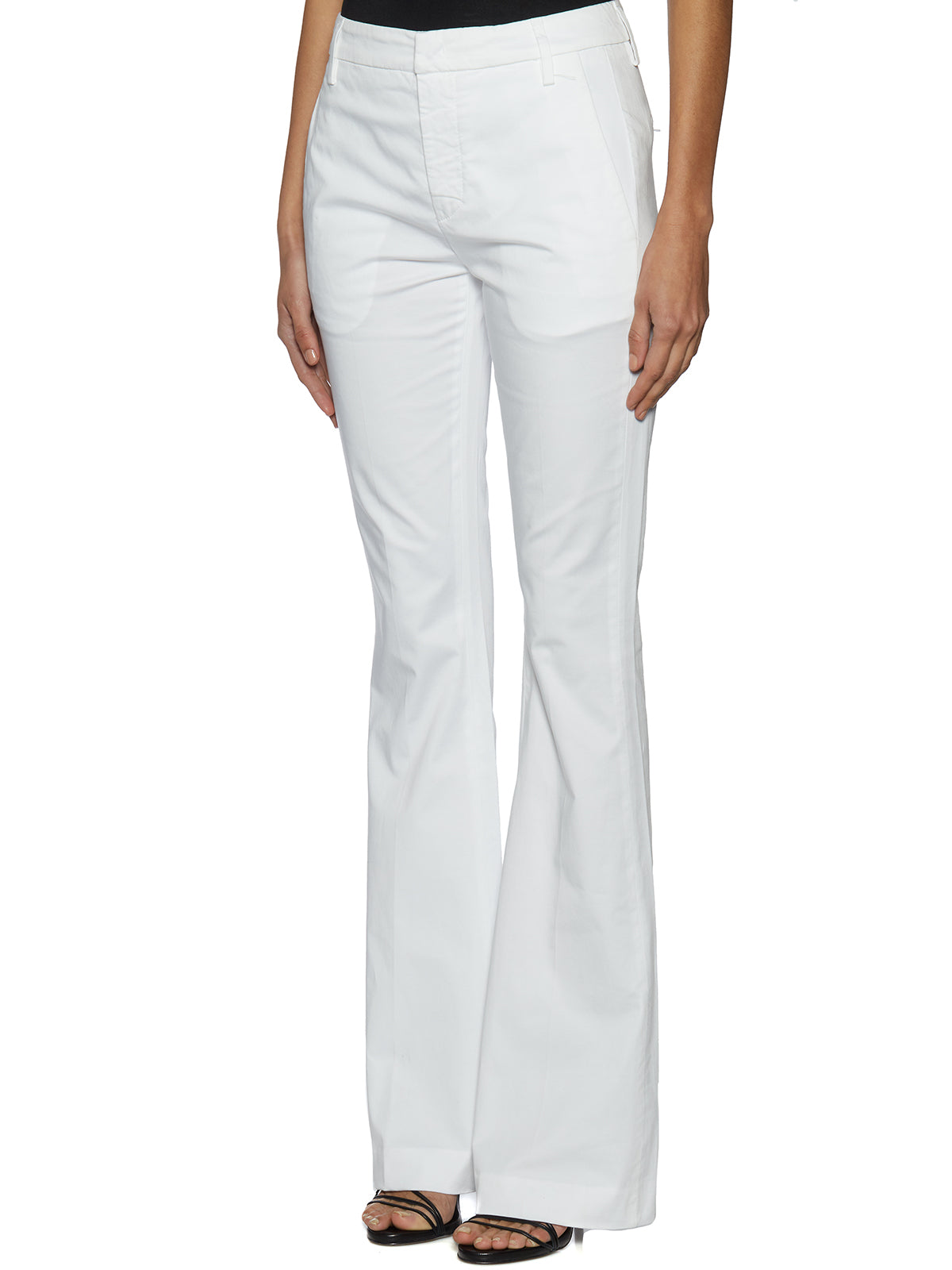 DONDUP Women's Stretch Cotton Pants - Size 26