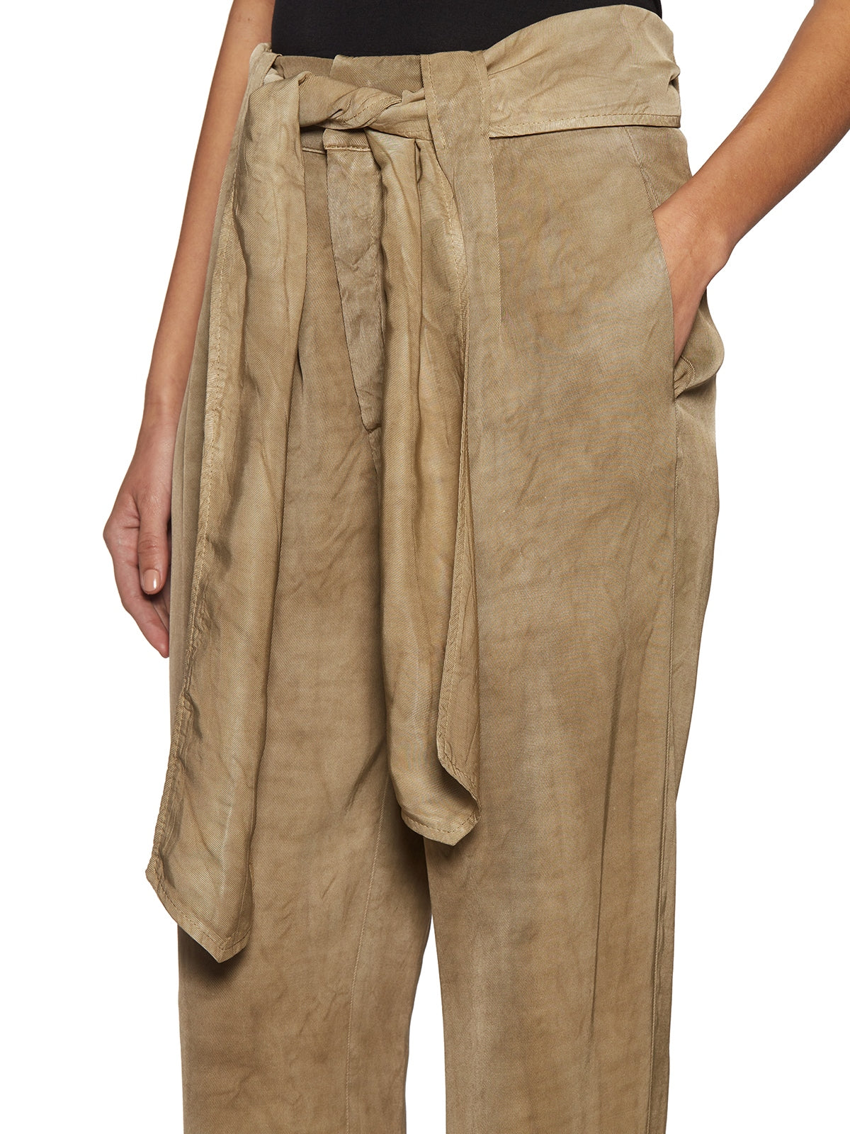 DONDUP Soft Pants with Adjustable Belt - Size 26