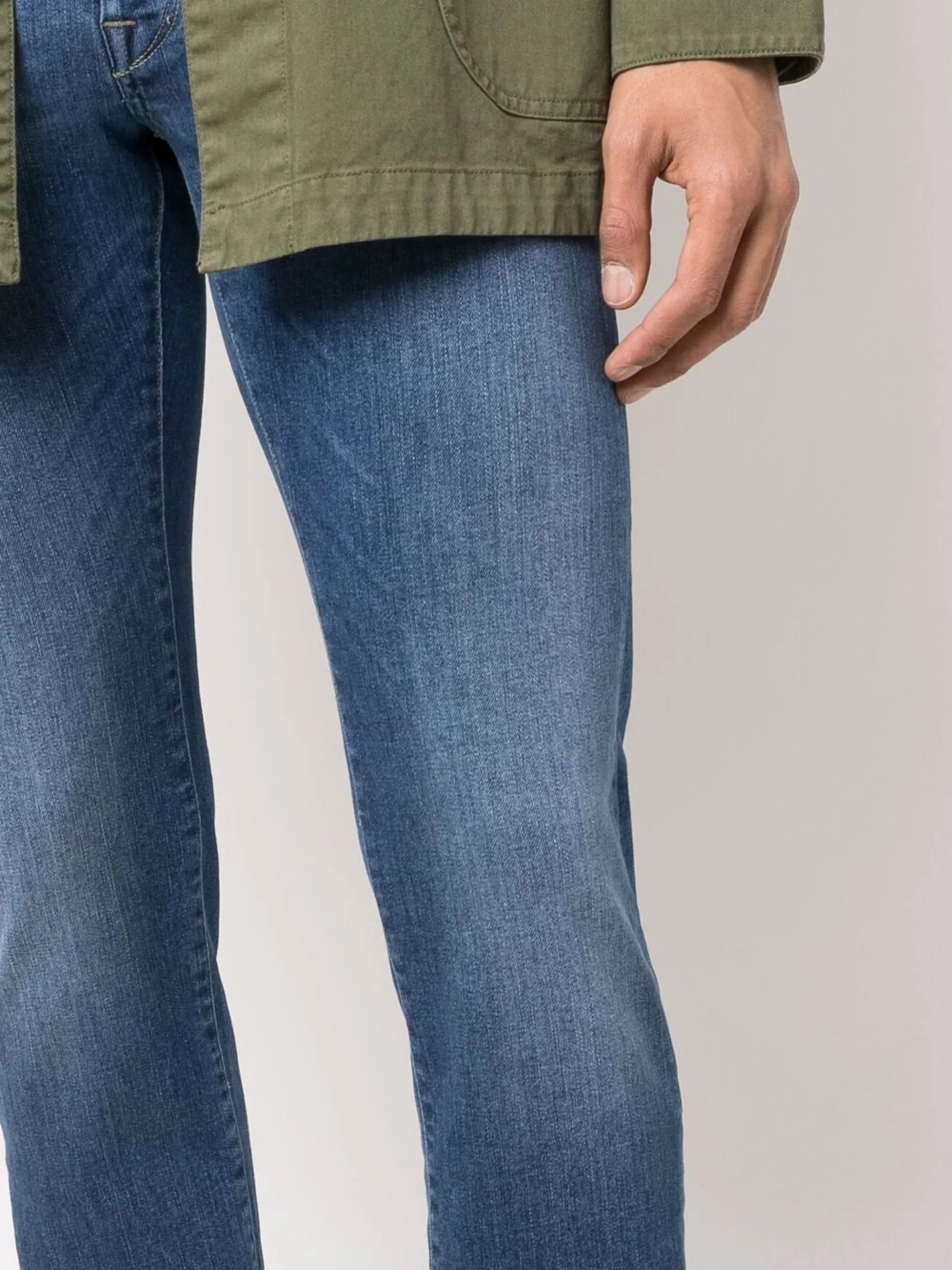 INCOTEX Men's Denim Slim Fit Jeans - Fall/Winter 2024