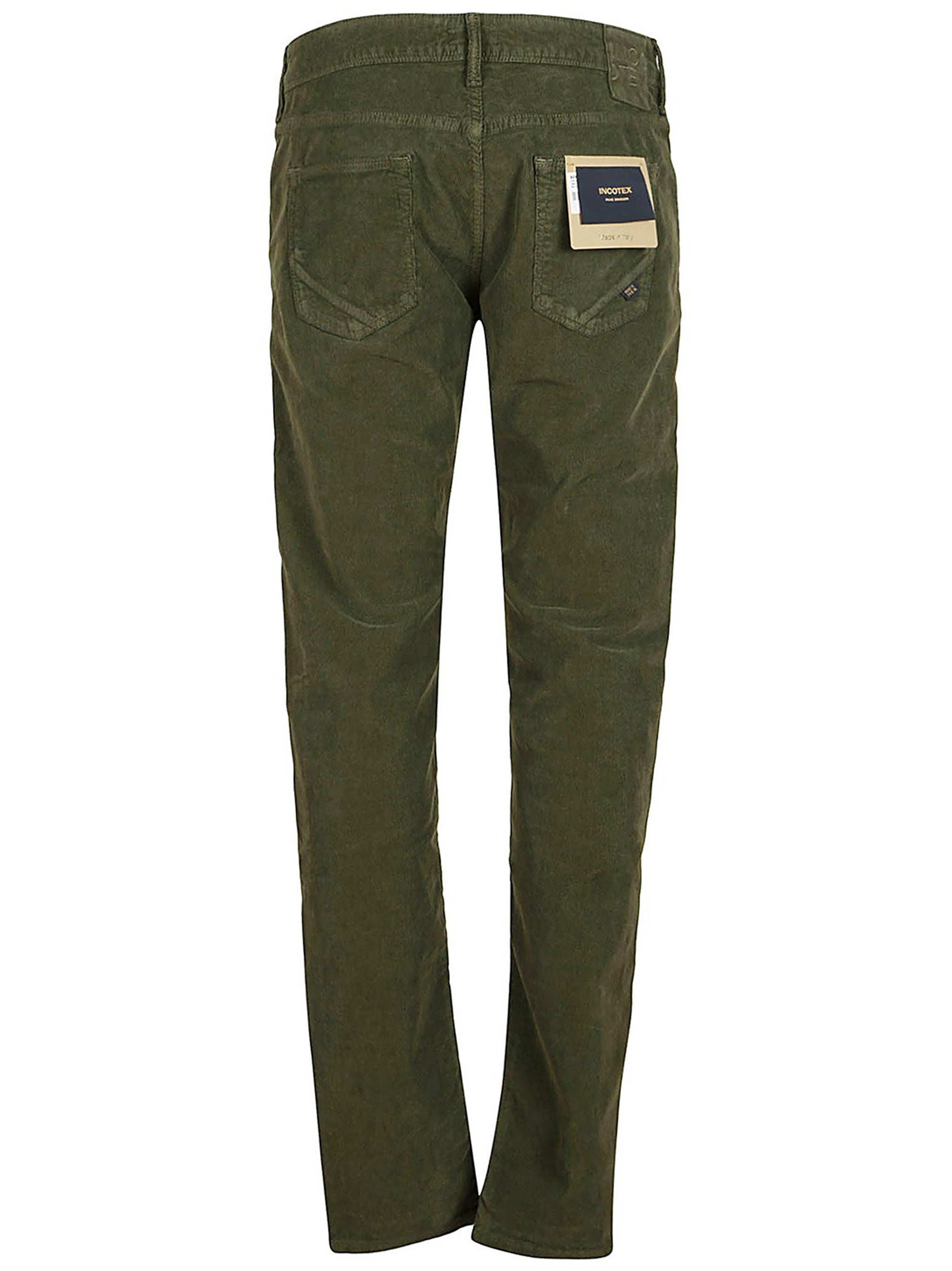 INCOTEX Classic Fit 5-Pocket Trousers for Men