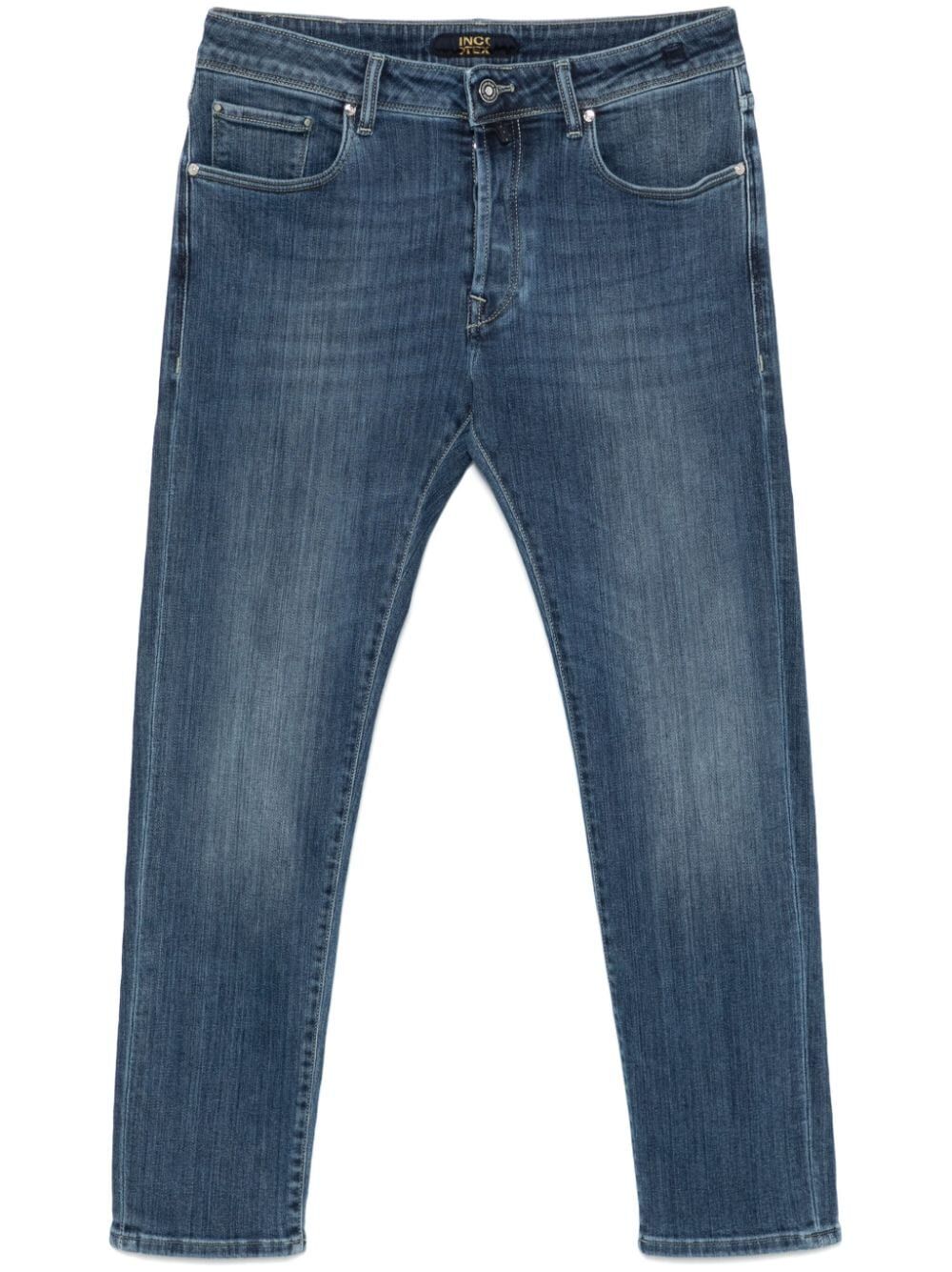 INCOTEX 5-Pocket Stretch Denim Pants for Men - FW24 Edition