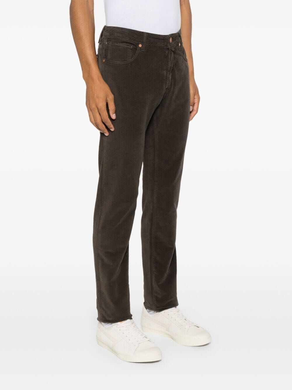 INCOTEX 5 Pocket Stretch Vintage Pants for Men - FW24 Collection