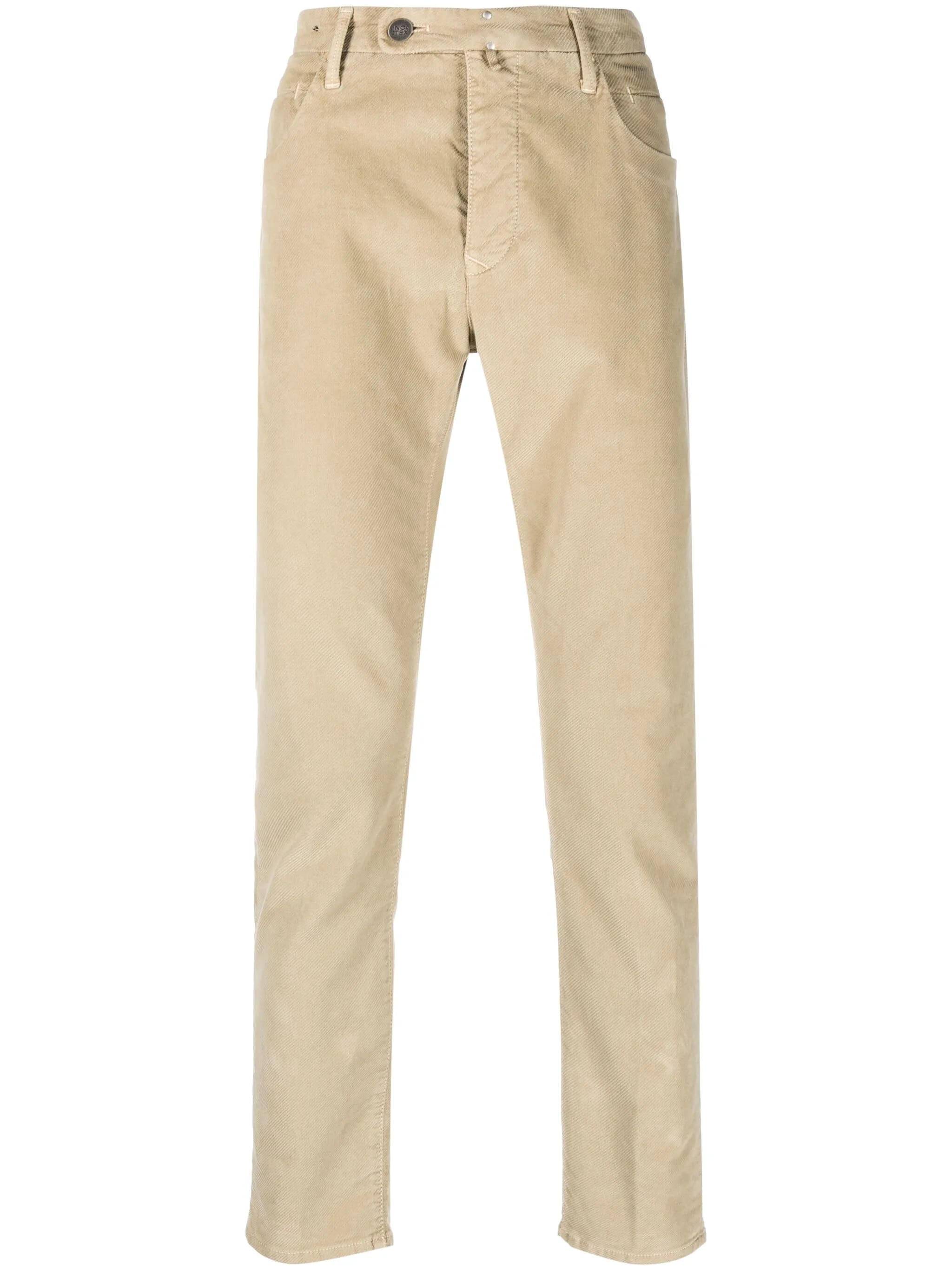INCOTEX Vintage Style Straight Trousers for Men