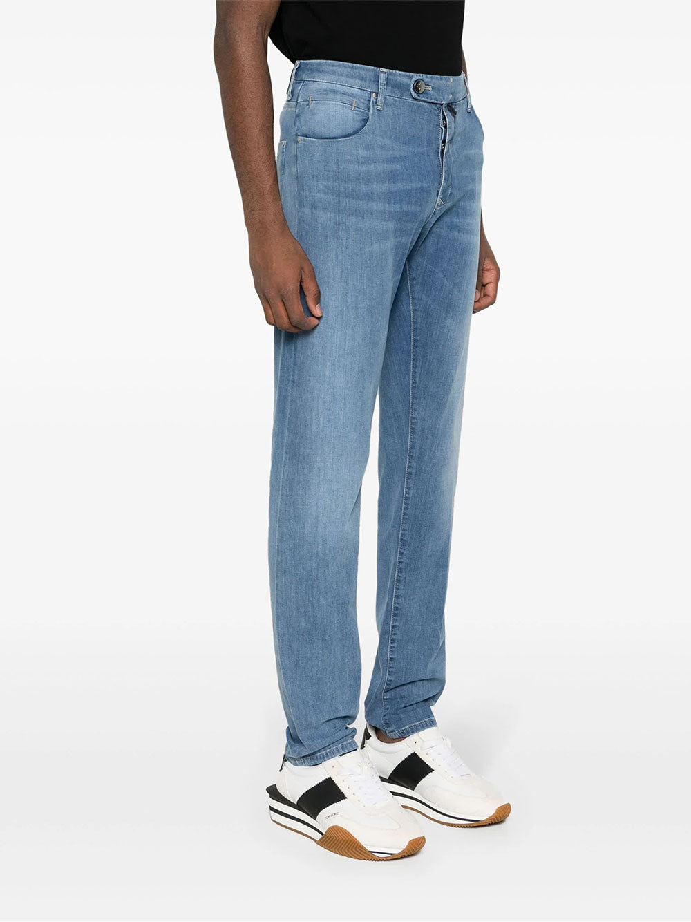 INCOTEX Men's Slim Trousers - Special Denim Edition