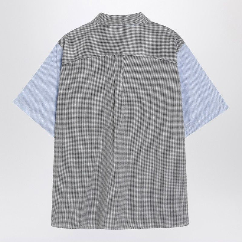 BRAIN DEAD Gingham-Inspired Button-Up T-Shirt