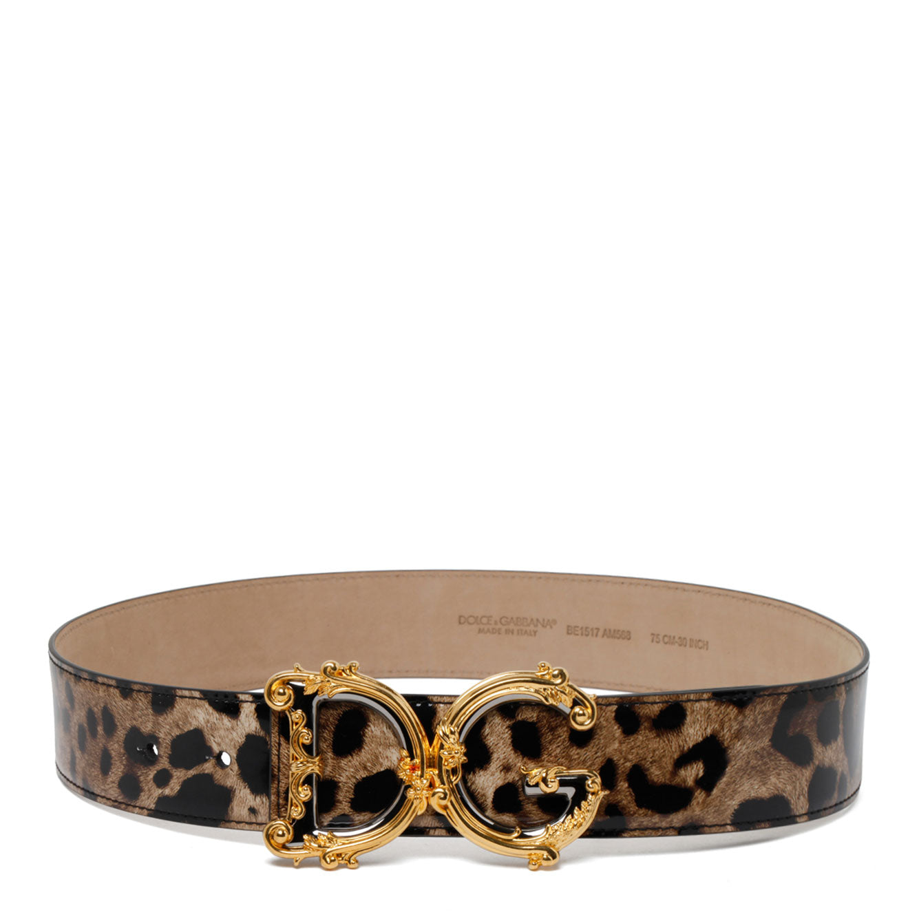 DOLCE & GABBANA 100% Leather Women's Belt