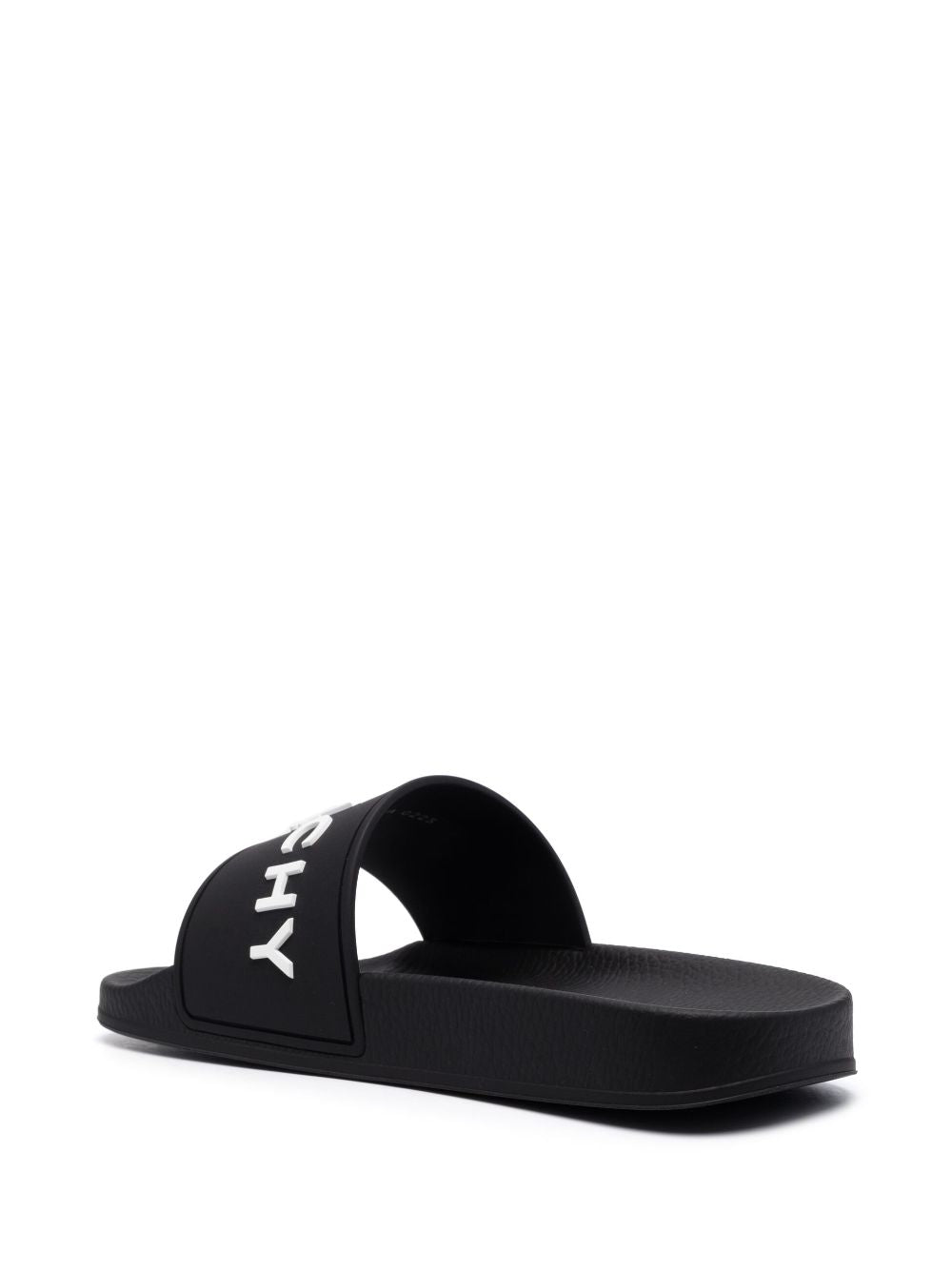 GIVENCHY Logo Debossed Slide Sandals