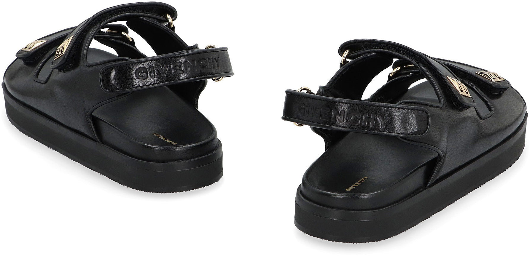 GIVENCHY Premium Leather Round Toe Sandals for Women