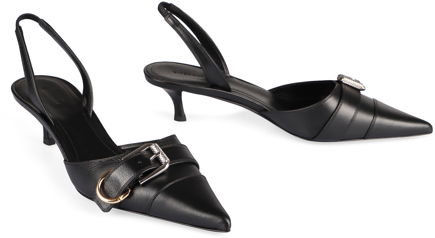 GIVENCHY Elegant 100% Leather Pumps with Heel