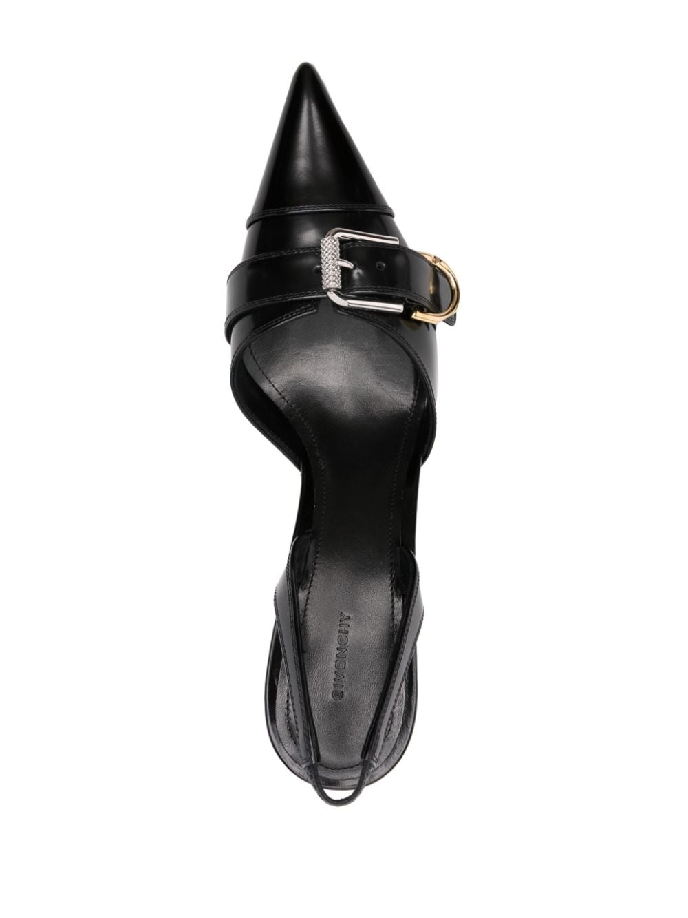 GIVENCHY Stunning Leather Pumps with Decorative Buckle Detail